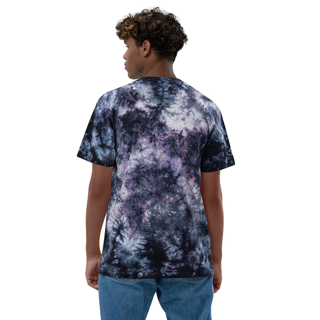 Mindset Matters Crown Oversized tie-dye t-shirt