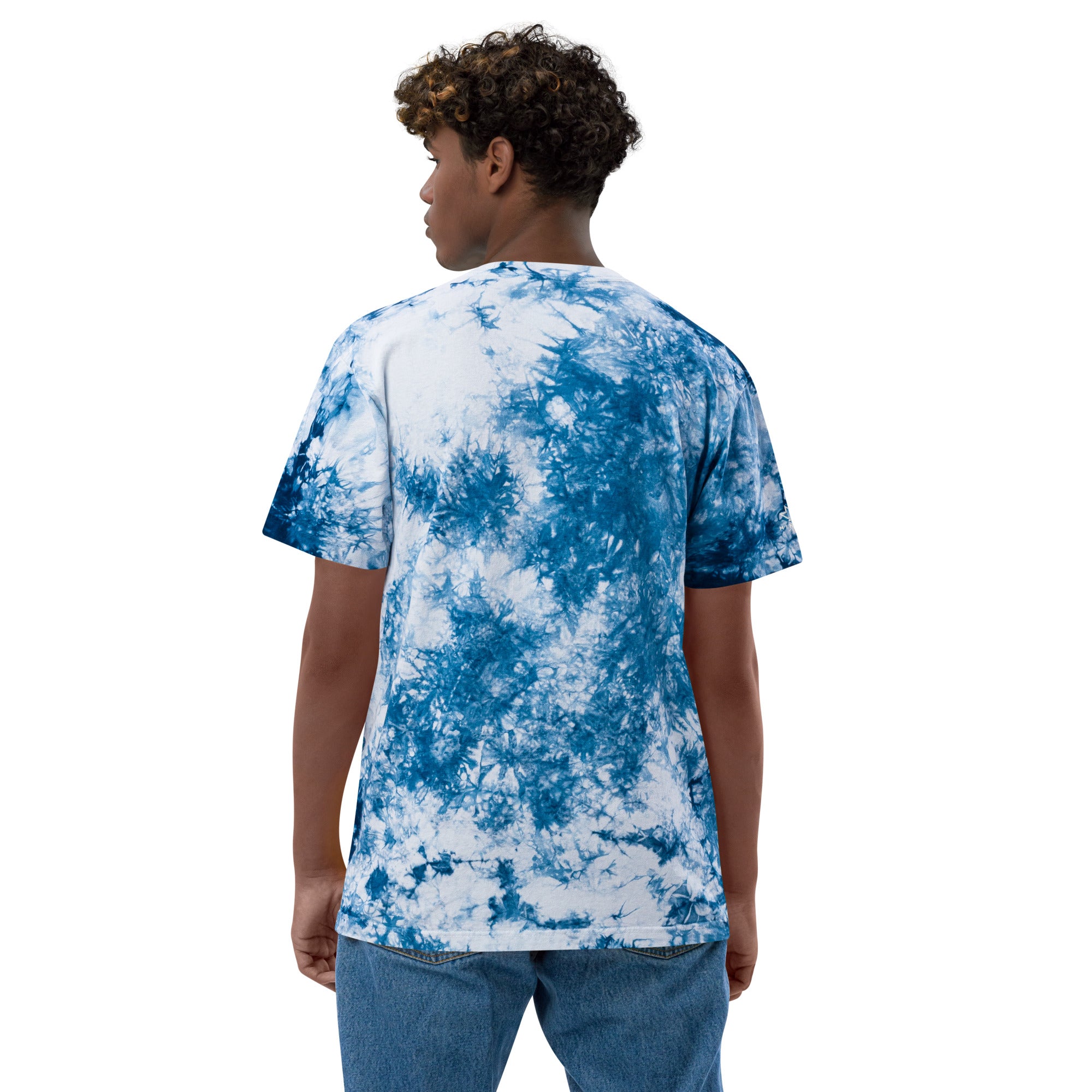 Mindset Matters Crown Oversized tie-dye t-shirt